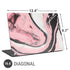 Pink Marble Ink Universal Laptop 16.6in (13.4 x 9.7in) Skin